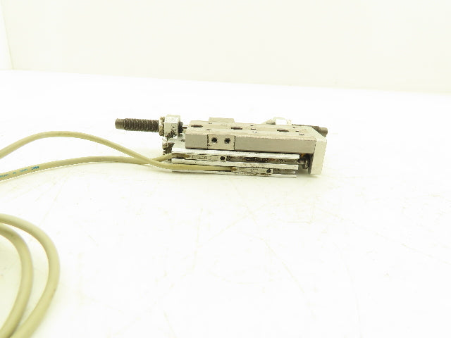 SMC MXQ8L-30B Pneumatic Air Slide Table Cylinder w/Shocks 8mm Bore 30mm Stroke