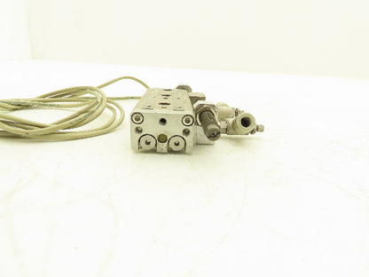 SMC MXQ8L-30B Pneumatic Air Slide Table Cylinder w/Shocks 8mm Bore 30mm Stroke