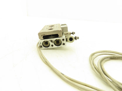 SMC MXQ12-10AS Pneumatic Air Slide Table Cylinder w/Stop 12mm Bore 10mm Stroke