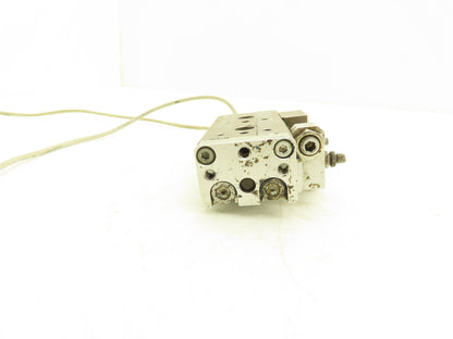 SMC MXQ12L-20CS Pneumatic Air Slide Table Cylinder w/Stop 12mm Bore 20mm Stroke