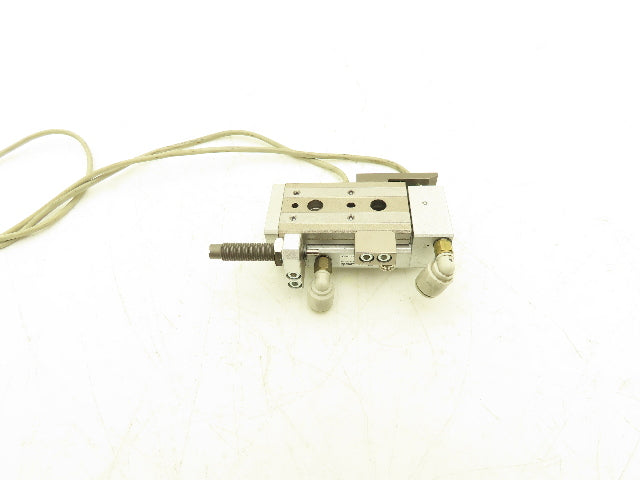 SMC MXQ8L-20BSR Pneumatic Air Slide Table Cylinder End Lock 8mm Bore 20mm Stroke