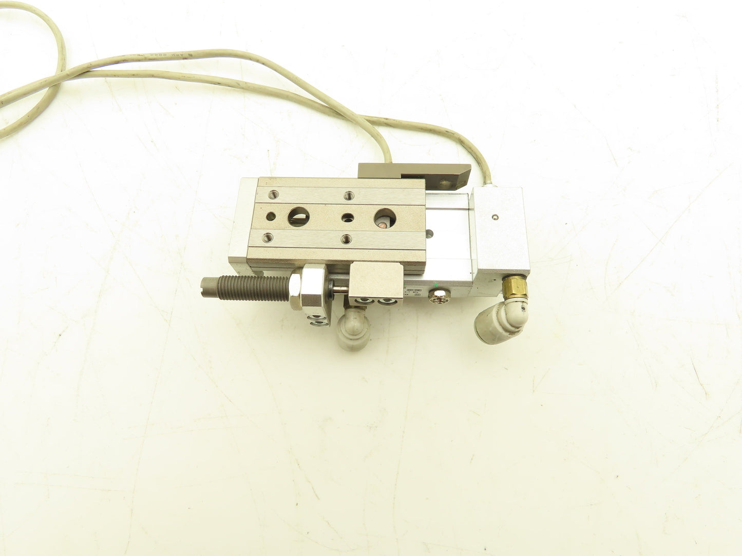 SMC MXQ8L-20BSR Pneumatic Air Slide Table Cylinder End Lock 8mm Bore 20mm Stroke