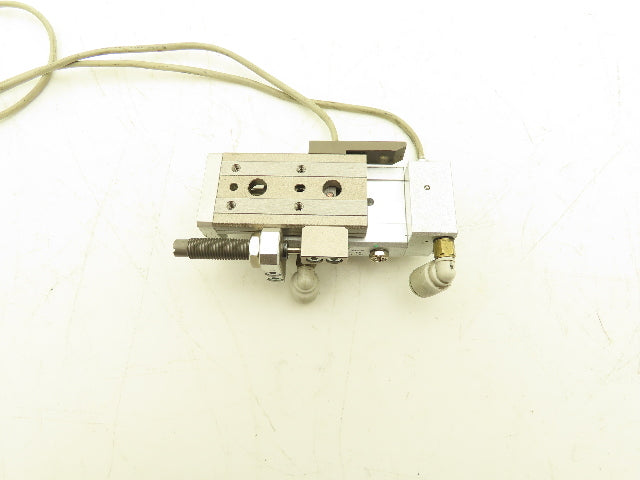 SMC MXQ8L-20BSR Pneumatic Air Slide Table Cylinder End Lock 8mm Bore 20mm Stroke