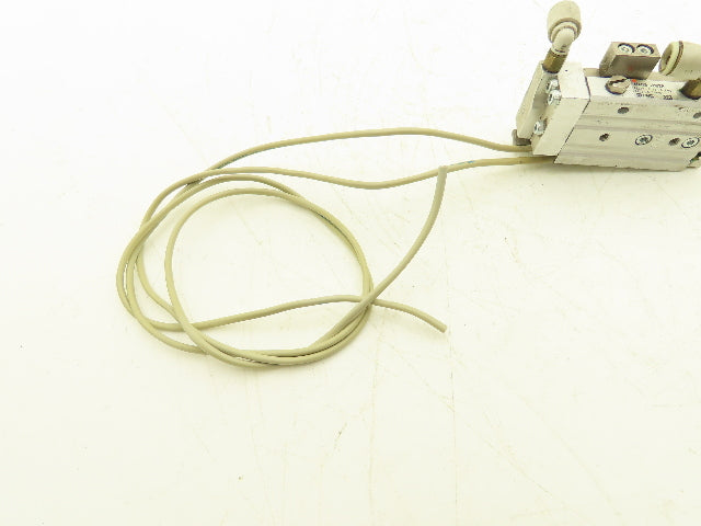 SMC MXQ8-20BSR Pneumatic Air Slide Table Cylinder End Lock 8mm Bore 20mm Stroke