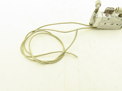 SMC MXQ8-20BSR Pneumatic Air Slide Table Cylinder End Lock 8mm Bore 20mm Stroke