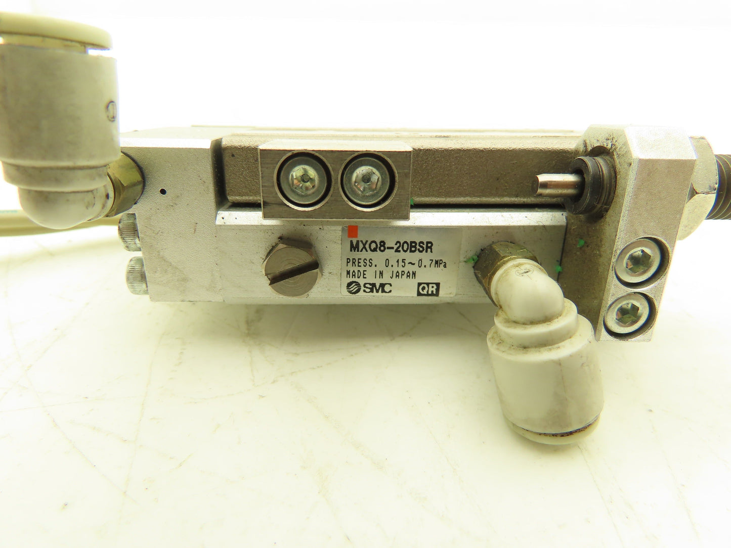 SMC MXQ8-20BSR Pneumatic Air Slide Table Cylinder End Lock 8mm Bore 20mm Stroke