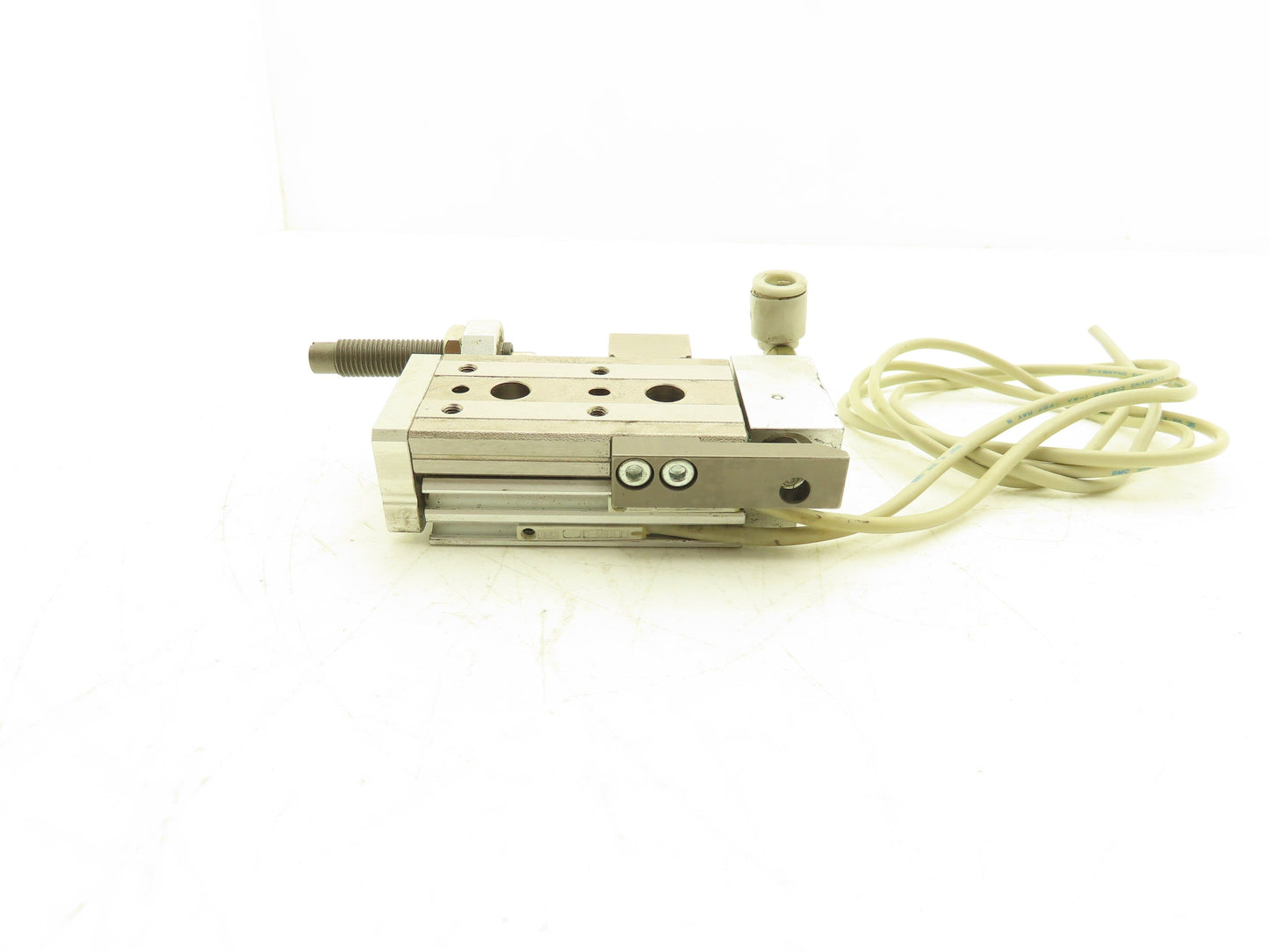 SMC MXQ8-20BSR Pneumatic Air Slide Table Cylinder End Lock 8mm Bore 20mm Stroke