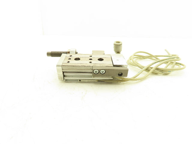 SMC MXQ8-20BSR Pneumatic Air Slide Table Cylinder End Lock 8mm Bore 20mm Stroke