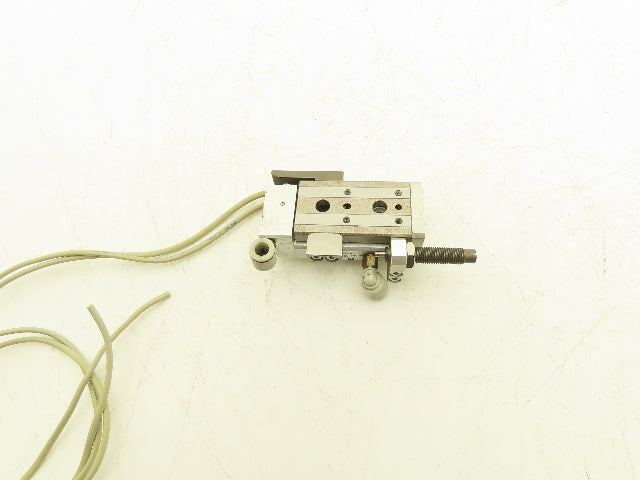 SMC MXQ8-20BSR Pneumatic Air Slide Table Cylinder End Lock 8mm Bore 20mm Stroke