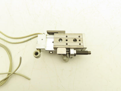 SMC MXQ8-20BSR Pneumatic Air Slide Table Cylinder End Lock 8mm Bore 20mm Stroke