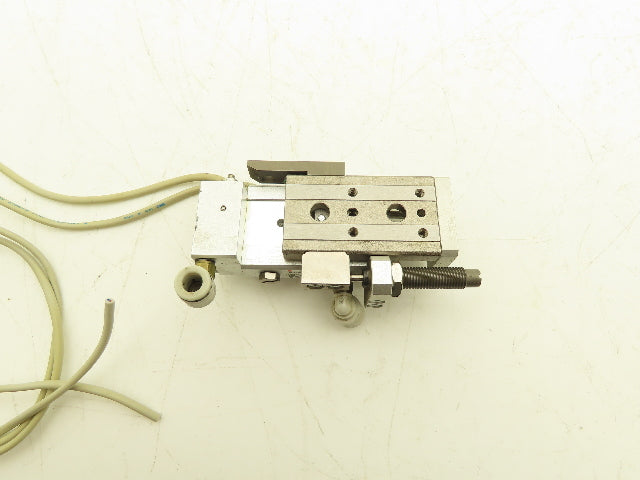 SMC MXQ8-20BSR Pneumatic Air Slide Table Cylinder End Lock 8mm Bore 20mm Stroke