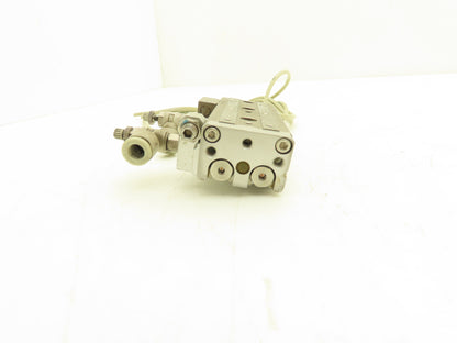 SMC MXQ8-30CS Pneumatic Air Slide Table Cylinder w/Shock 8mm Bore 30mm Stroke