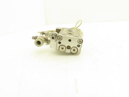 SMC MXQ8-30CS Pneumatic Air Slide Table Cylinder w/Shock 8mm Bore 30mm Stroke