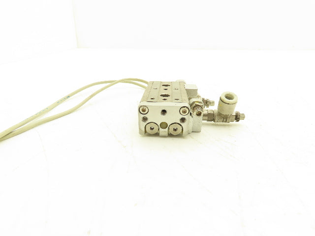 SMC MXQ8L-20A Pneumatic Air Slide Table Cylinder w/Stops 8mm Bore 20mm Stroke