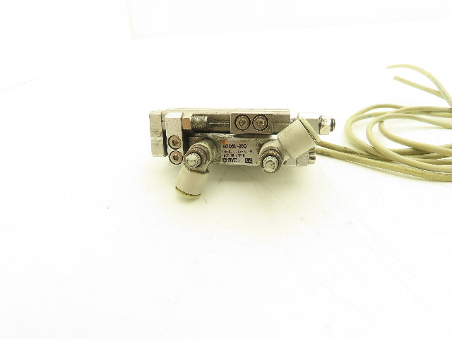 SMC MXQ8L-20C Pneumatic Air Slide Table Cylinder w/Stops 8mm Bore 20mm Stroke