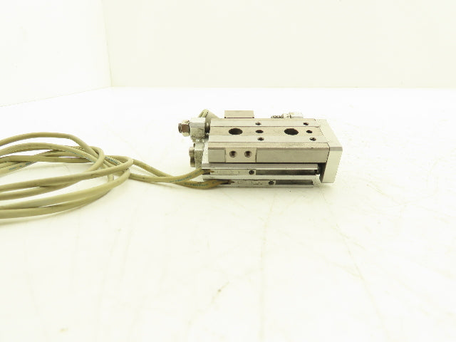 SMC MXQ8L-20C Pneumatic Air Slide Table Cylinder w/Stops 8mm Bore 20mm Stroke