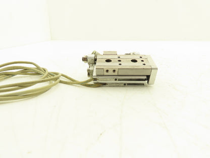 SMC MXQ8L-20C Pneumatic Air Slide Table Cylinder w/Stops 8mm Bore 20mm Stroke