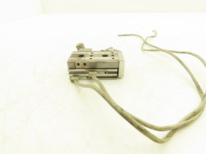 SMC MXQ8L-20CS Pneumatic Air Slide Table Cylinder w/Stops 8mm Bore 20mm Stroke
