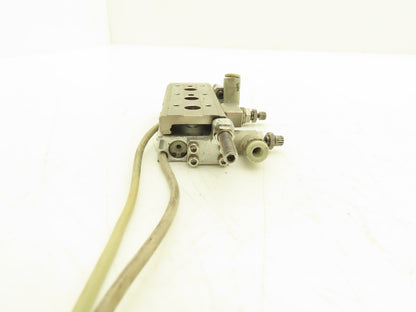 SMC MXQ6-30C-X11 Pneumatic Air Slide Table Cylinder w/Stops 6mm Bore 30mm Stroke