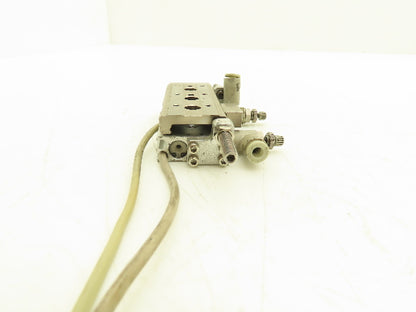 SMC MXQ6-30C-X11 Pneumatic Air Slide Table Cylinder w/Stops 6mm Bore 30mm Stroke