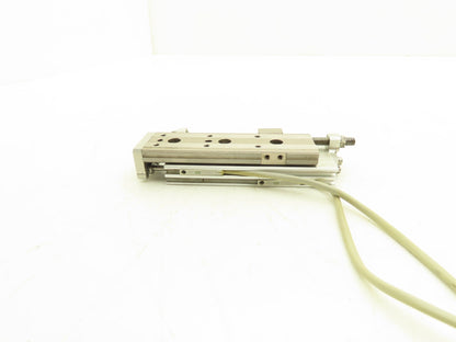 SMC MXQ6-50C Pneumatic Air Slide Table Cylinder w/Stops 6mm Bore 50mm Stroke