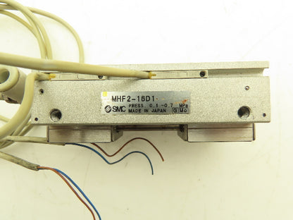 SMC MHF2-16D1 Pneumatic Air Gripper Cylinder 2-Finger Low Profile 32mm Stroke