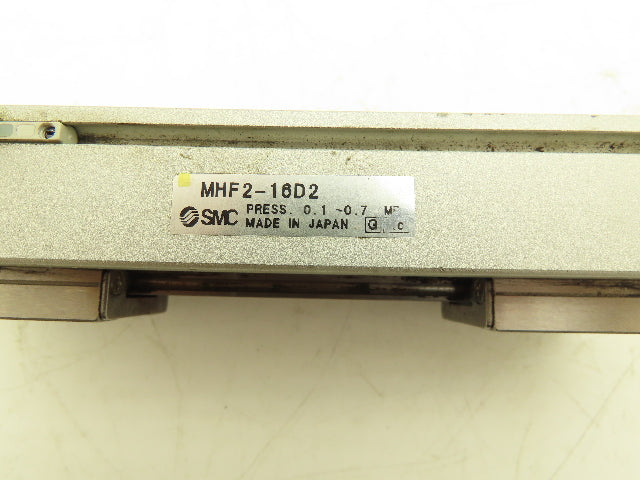 SMC MHF2-16D2 Pneumatic Air Gripper Cylinder 2-Finger Low Profile 64mm Stroke