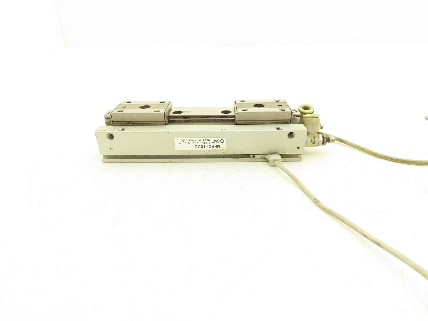 SMC MHF2-16D2 Pneumatic Air Gripper Cylinder 2-Finger Low Profile 64mm Stroke