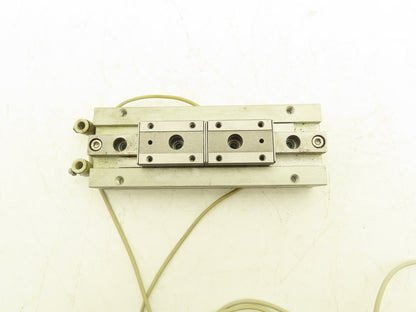 SMC MHF2-20D2 Pneumatic Air Gripper Cylinder 2-Finger Low Profile 80mm Stroke