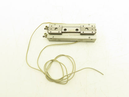 SMC MHF2-20D2 Pneumatic Air Gripper Cylinder 2-Finger Low Profile 80mm Stroke