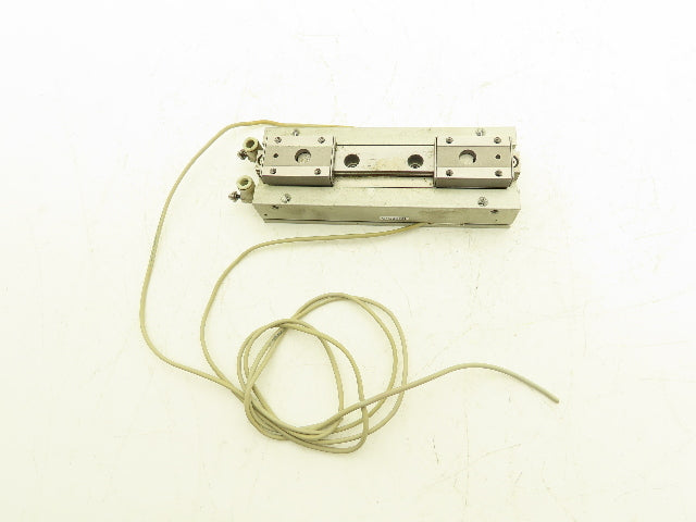 SMC MHF2-20D2 Pneumatic Air Gripper Cylinder 2-Finger Low Profile 80mm Stroke