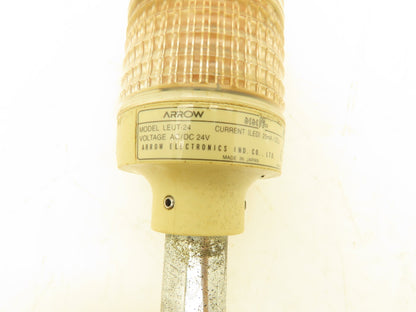 Arrow LEUT-24 Stack Light Red Amber Green LED 24VAC/DC 300mm Stem