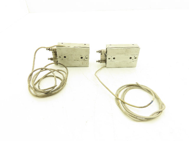 SMC MHF2-16D Pneumatic Air Gripper 2-Finger Low Profile 16mm Stroke  Lot of 2