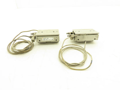 SMC MHF2-16D Pneumatic Air Gripper 2-Finger Low Profile 16mm Stroke  Lot of 2