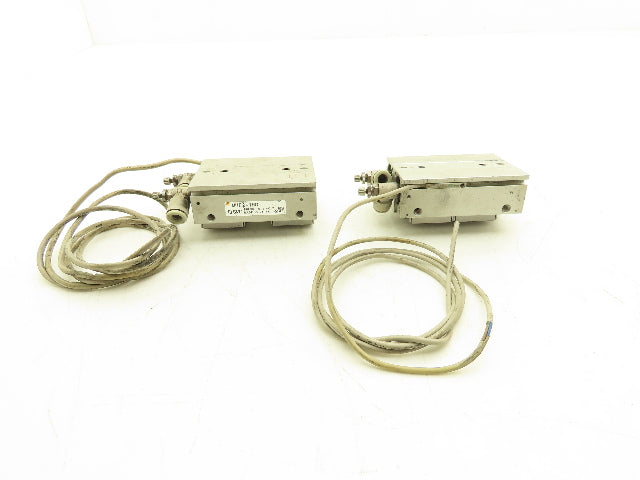 SMC MHF2-16D Pneumatic Air Gripper 2-Finger Low Profile 16mm Stroke  Lot of 2