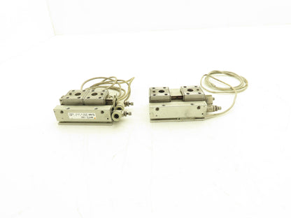 SMC MHF2-16D Pneumatic Air Gripper 2-Finger Low Profile 16mm Stroke  Lot of 2