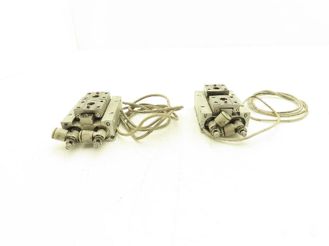 SMC MHF2-16D Pneumatic Air Gripper 2-Finger Low Profile 16mm Stroke  Lot of 2
