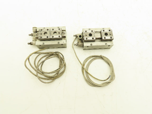 SMC MHF2-16D Pneumatic Air Gripper 2-Finger Low Profile 16mm Stroke  Lot of 2