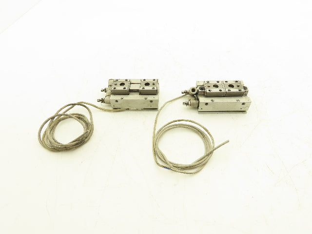 SMC MHF2-16D Pneumatic Air Gripper 2-Finger Low Profile 16mm Stroke  Lot of 2