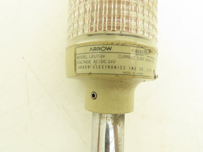 Arrow LEUT-24 Stack Light Red Amber Green LED 24VAC/DC 300mm Stem