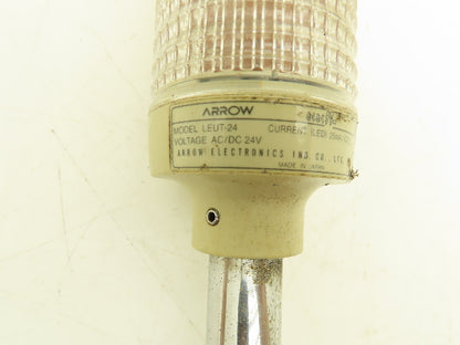 Arrow LEUT-24 Stack Light Red Amber Green LED 24VAC/DC 300mm Stem