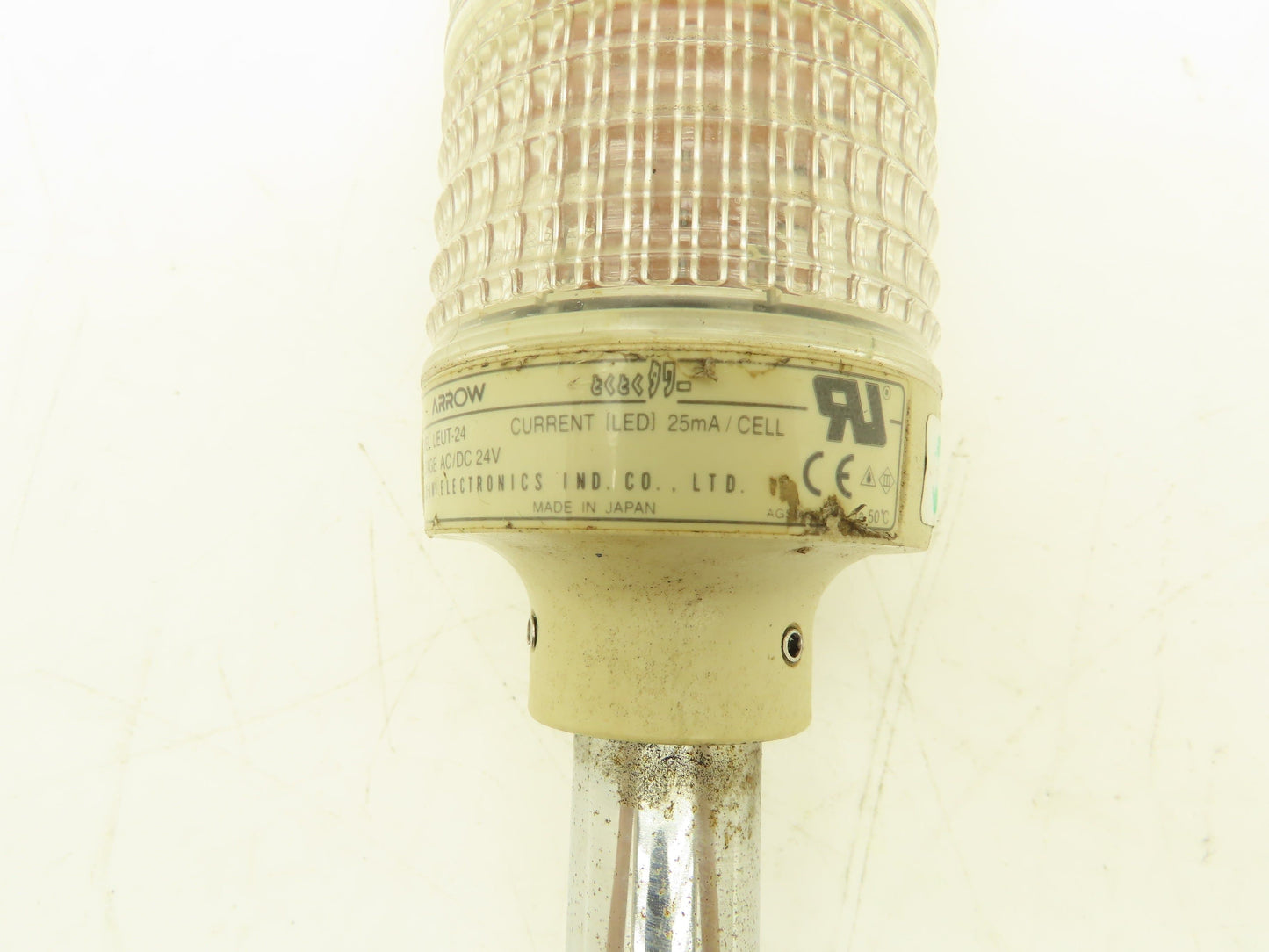 Arrow LEUT-24 Stack Light Red Amber Green LED 24VAC/DC 300mm Stem