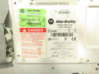 Allen Bradley PanelView Plus 1000 2711P-B10C4D1 Assembled Terminal
