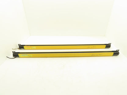 Keyence SL-V26LM Safety Light Curtain 1000mm 24VDC Transmitter Receiver Set