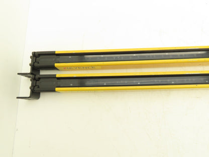 Keyence SL-V26LM Safety Light Curtain 1000mm 24VDC Transmitter Receiver Set