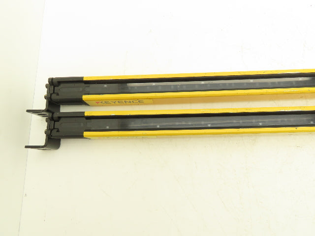 Keyence SL-V26LM Safety Light Curtain 1000mm 24VDC Transmitter Receiver Set