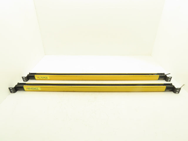 Keyence SL-V26LM Safety Light Curtain 1000mm 24VDC Transmitter Receiver Set