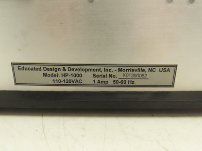 ED&D Millenium Series HP-1000 Automatic AC Dielectric Hipot Tester 1-11-08 Cal.