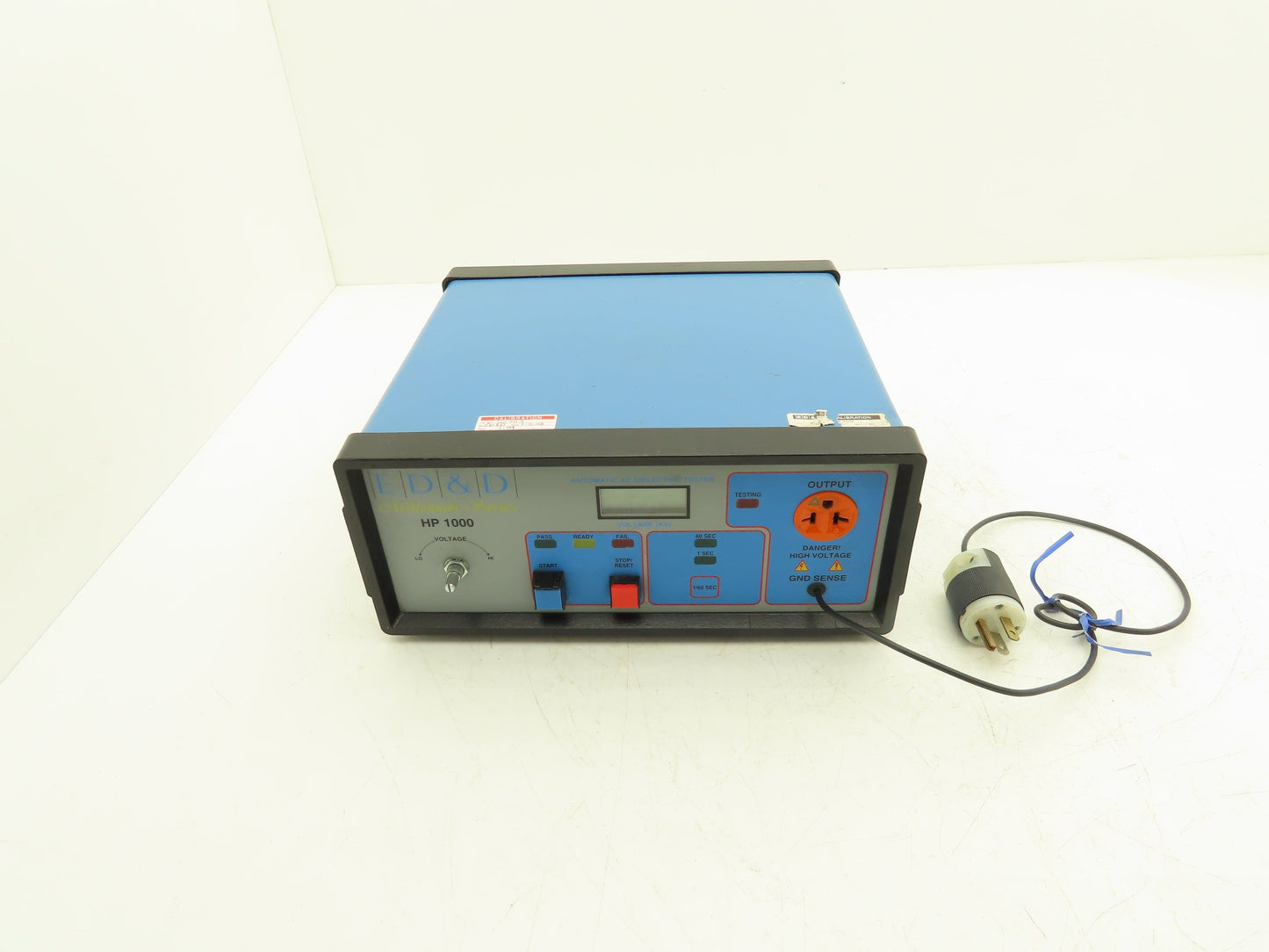 ED&D Millenium Series HP-1000 Automatic AC Dielectric Hipot Tester 1-11-08 Cal.