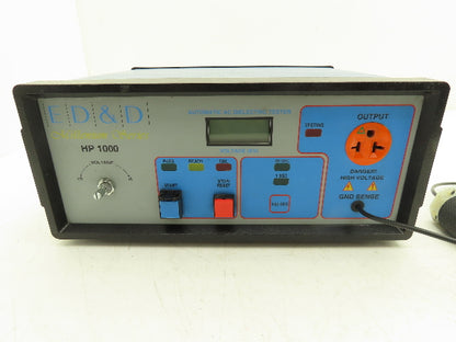 ED&D Millenium Series HP-1000 Automatic AC Dielectric Hipot Tester 1-11-08 Cal.